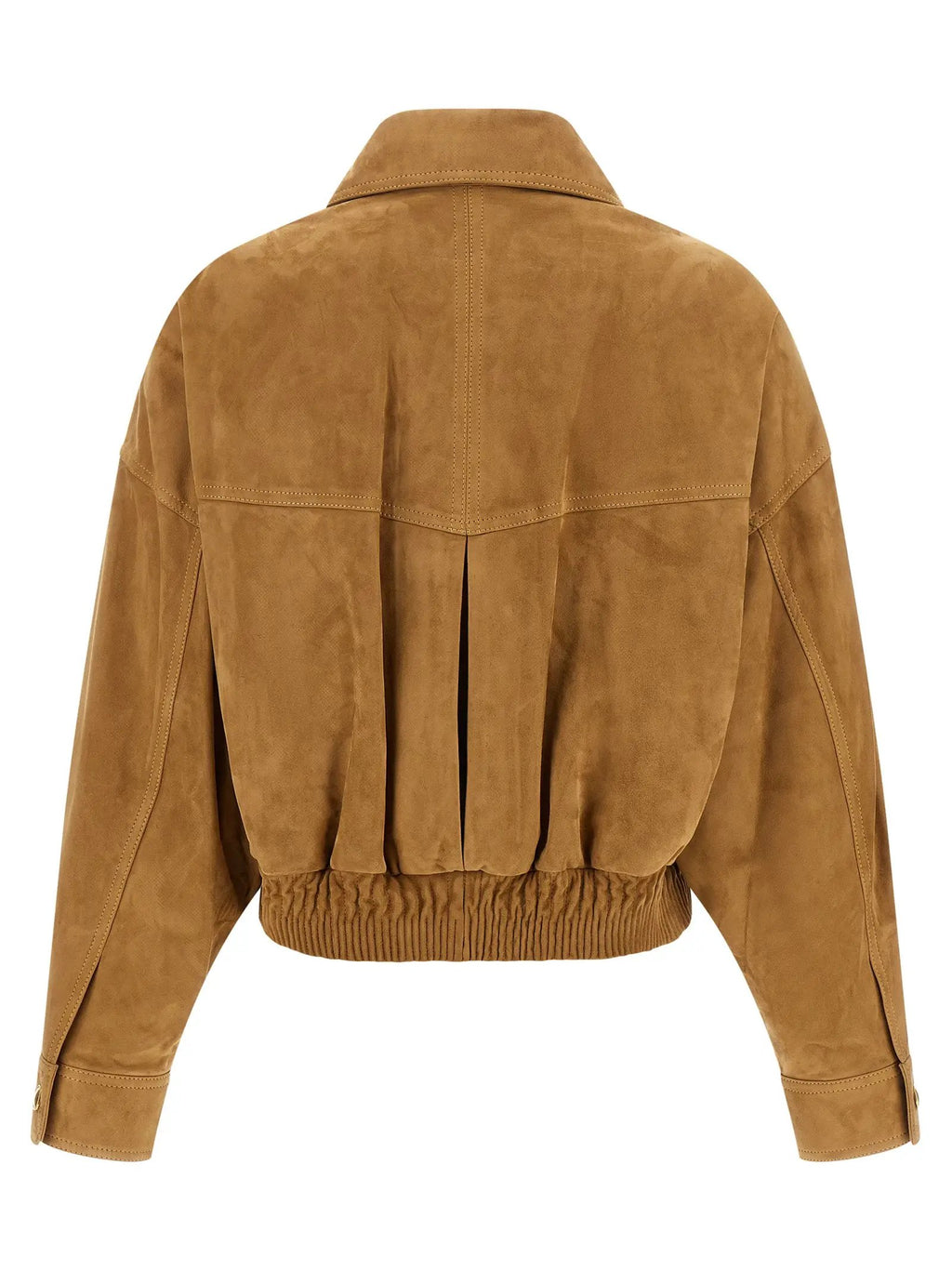 Versace Versace Brown Lamb Leather Leather Jacket