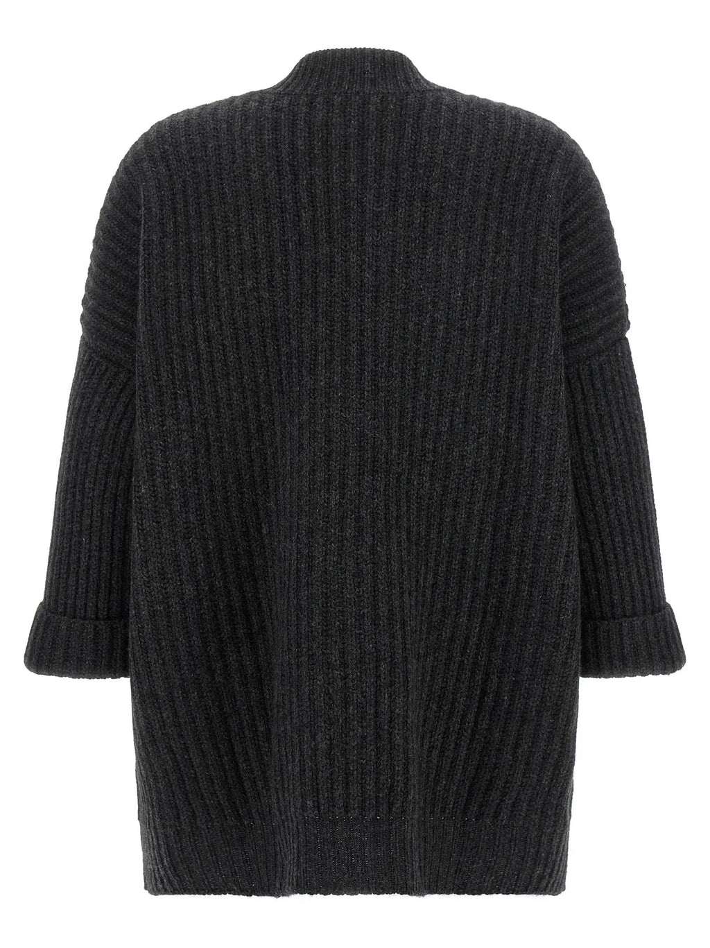 BE YOU BE YOU Gray Cashmere Cardigan
