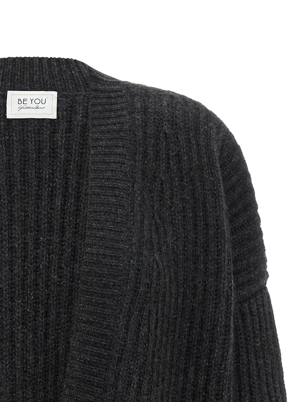BE YOU BE YOU Gray Cashmere Cardigan