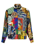Versace Versace Multicolor Silk Blouse