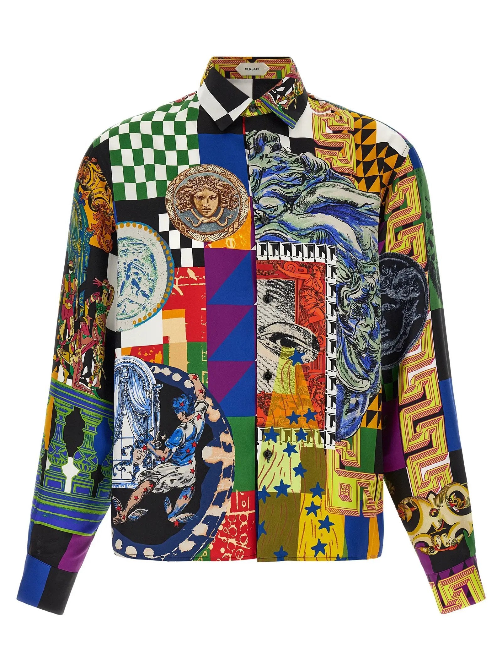 Versace Versace Multicolor Silk Blouse