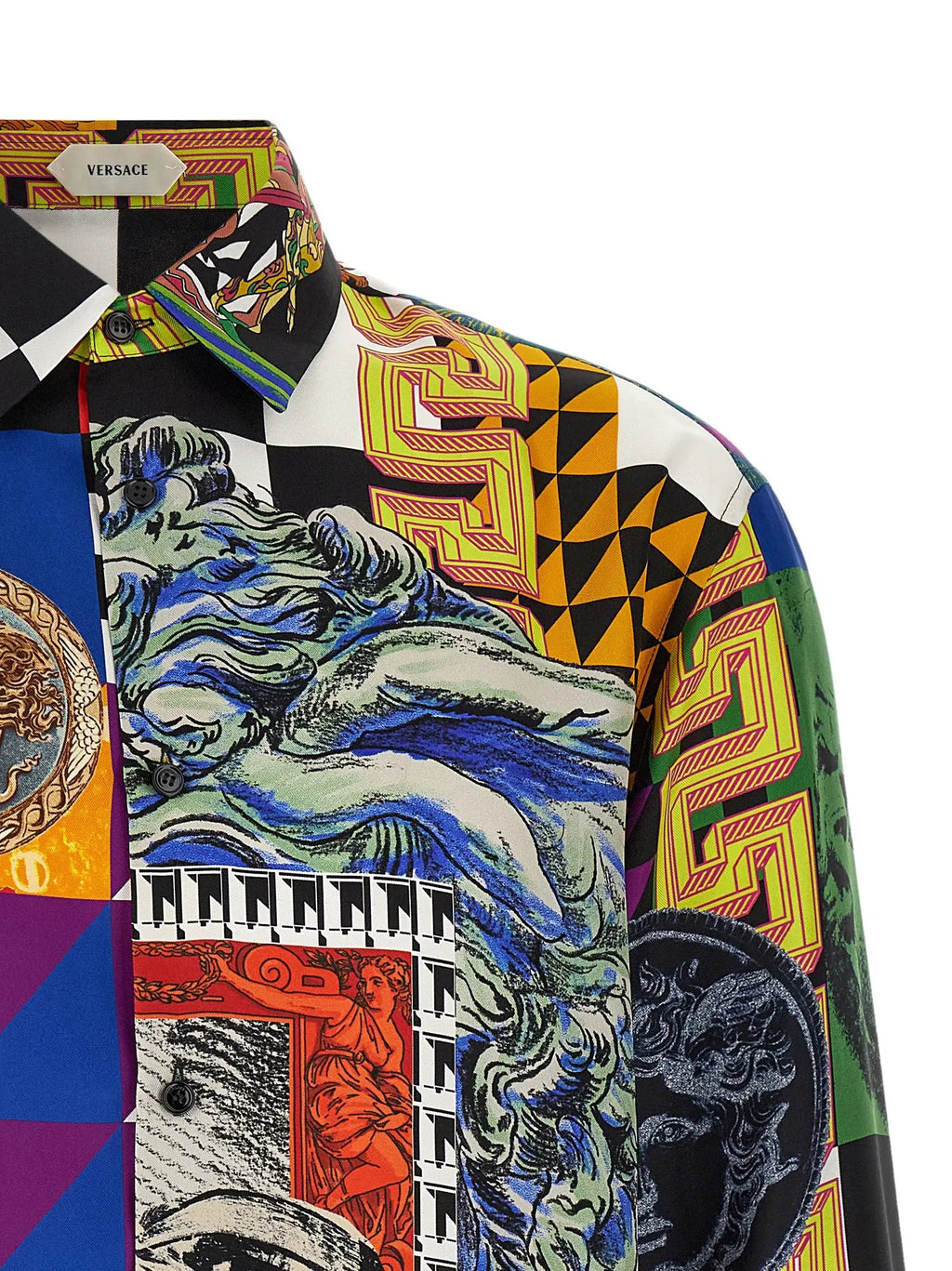 Versace Versace Multicolor Silk Blouse