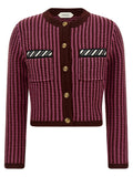 Versace Versace Multicolor Virgin Wool Cardigan
