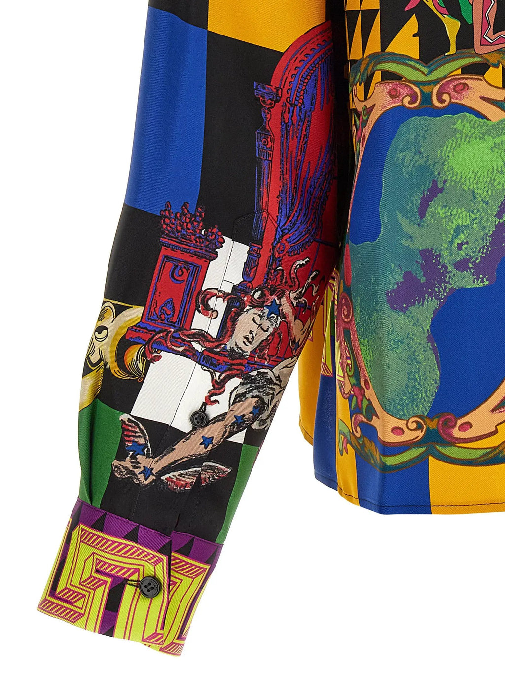Versace Versace Multicolor Silk Blouse