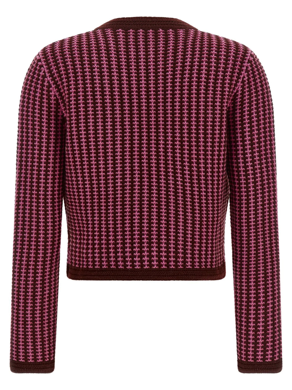 Versace Versace Multicolor Virgin Wool Cardigan