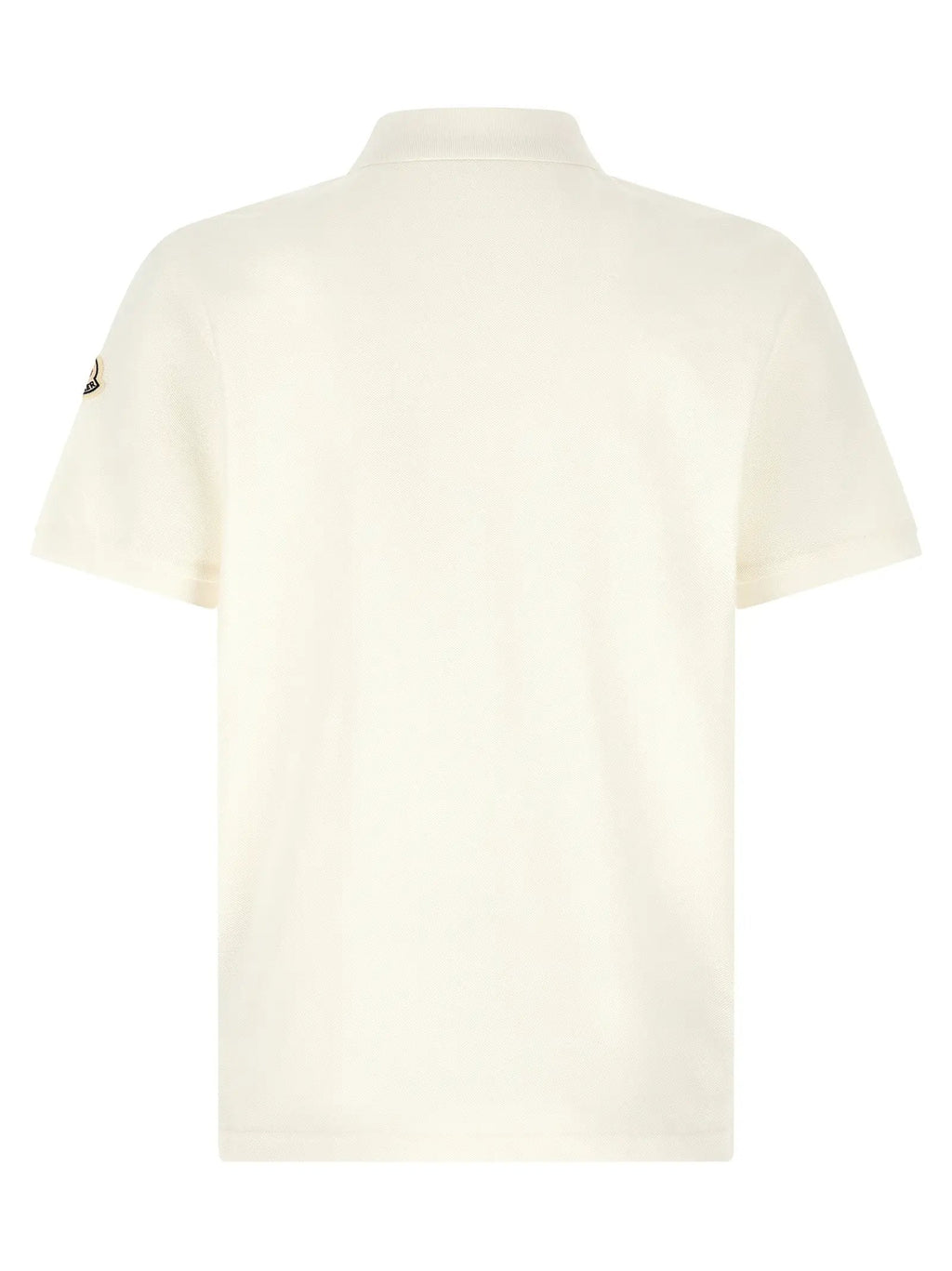 Moncler Moncler White Cotton Polo Shirt