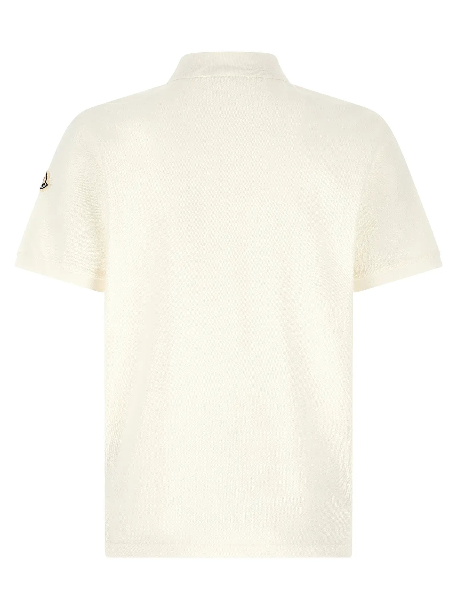 Moncler Moncler White Cotton Polo Shirt