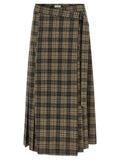 Brunello Cucinelli Brunello Cucinelli Brown Virgin Wool Mini Skirt