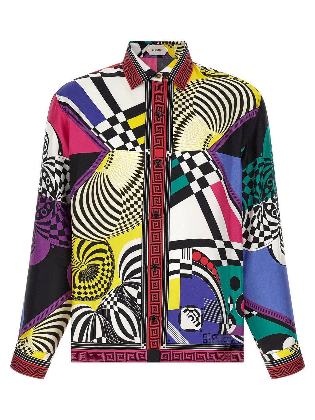 Versace Versace Multicolor Silk Blouse