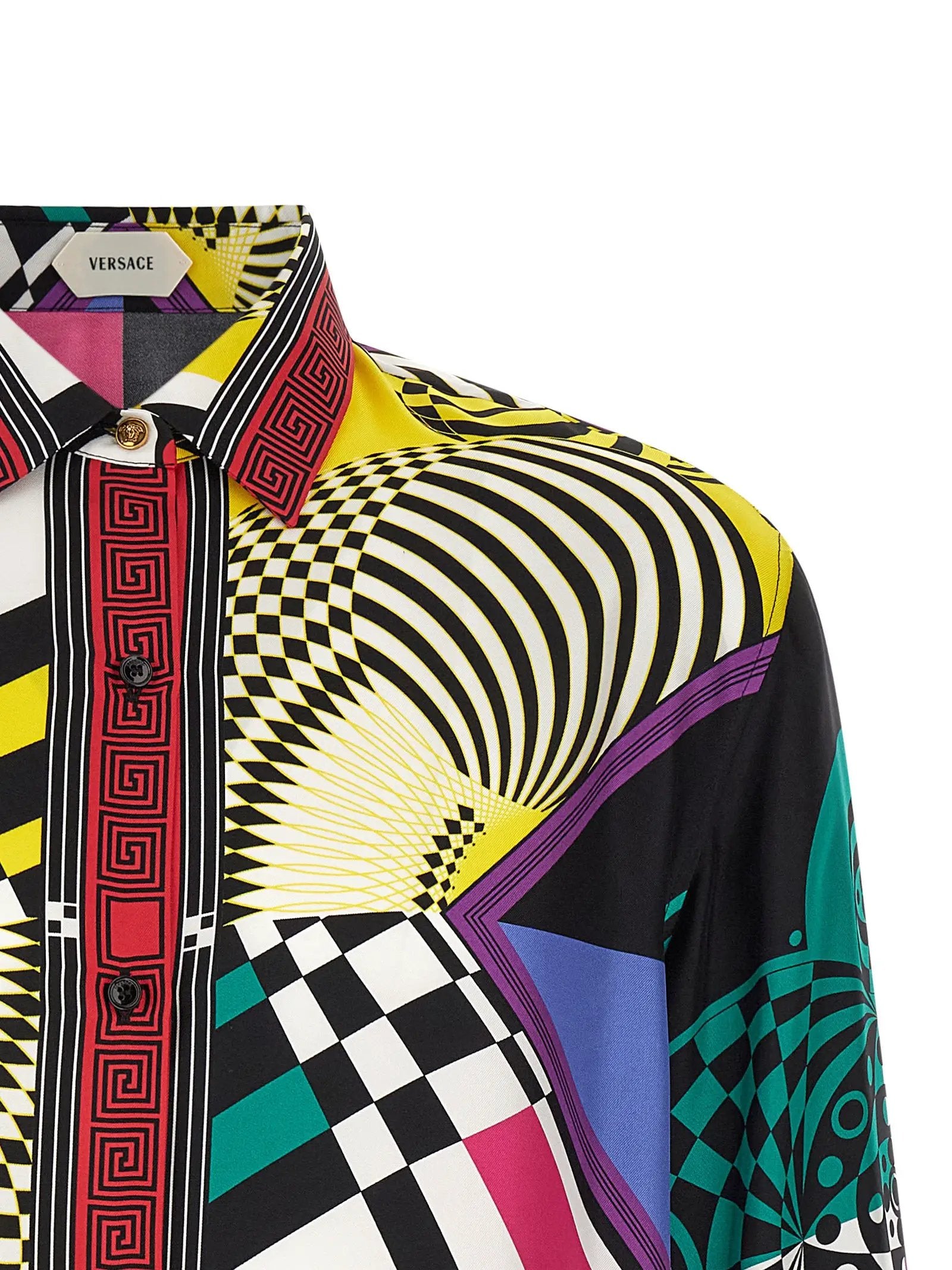 Versace Versace Multicolor Silk Blouse
