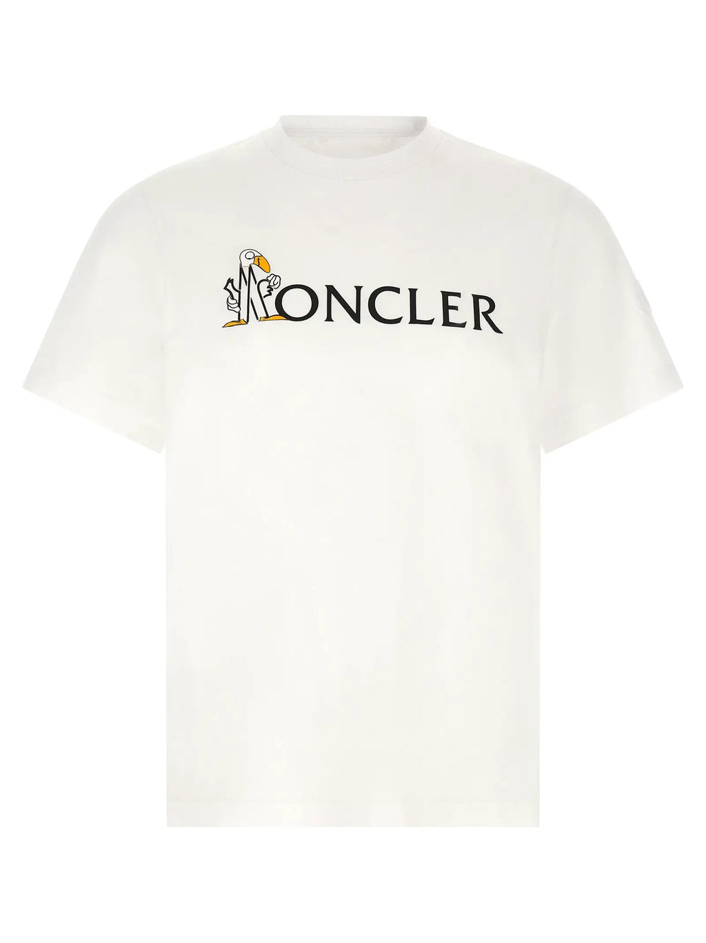 Moncler Moncler White Cotton T-Shirt