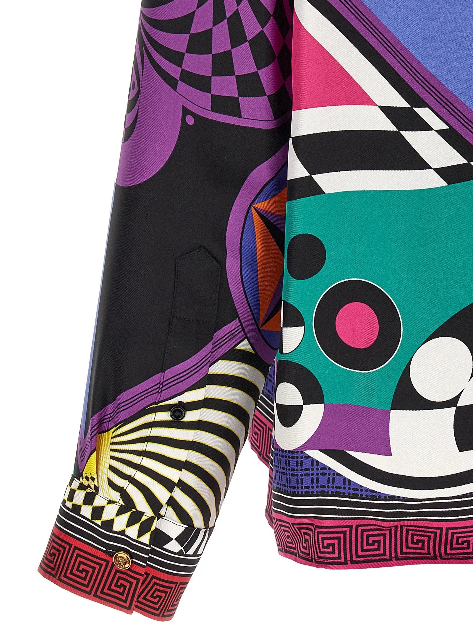 Versace Versace Multicolor Silk Blouse