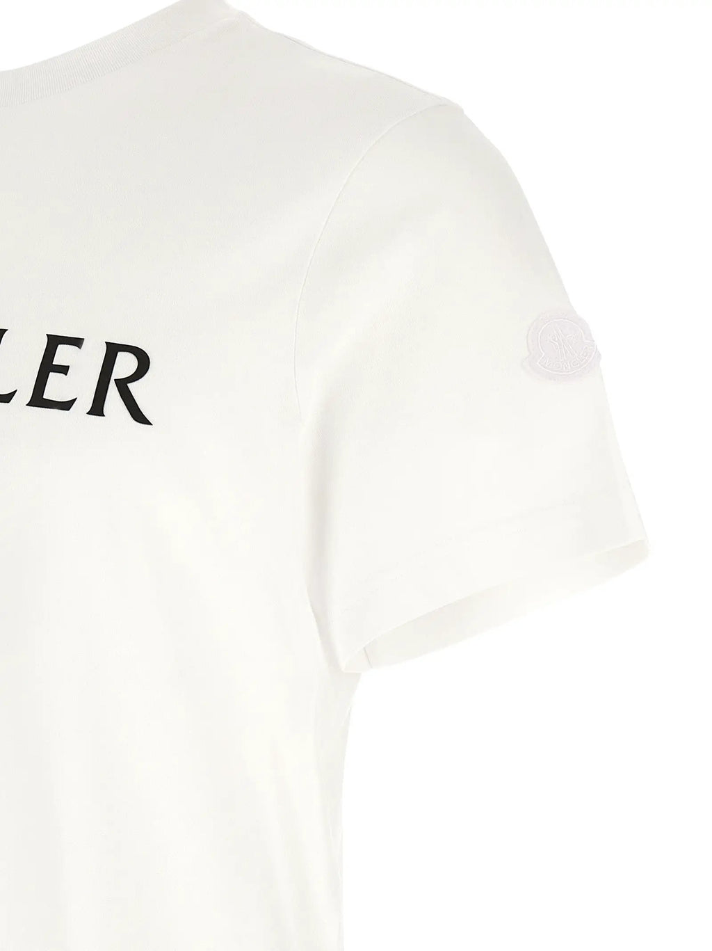 Moncler Moncler White Cotton T-Shirt