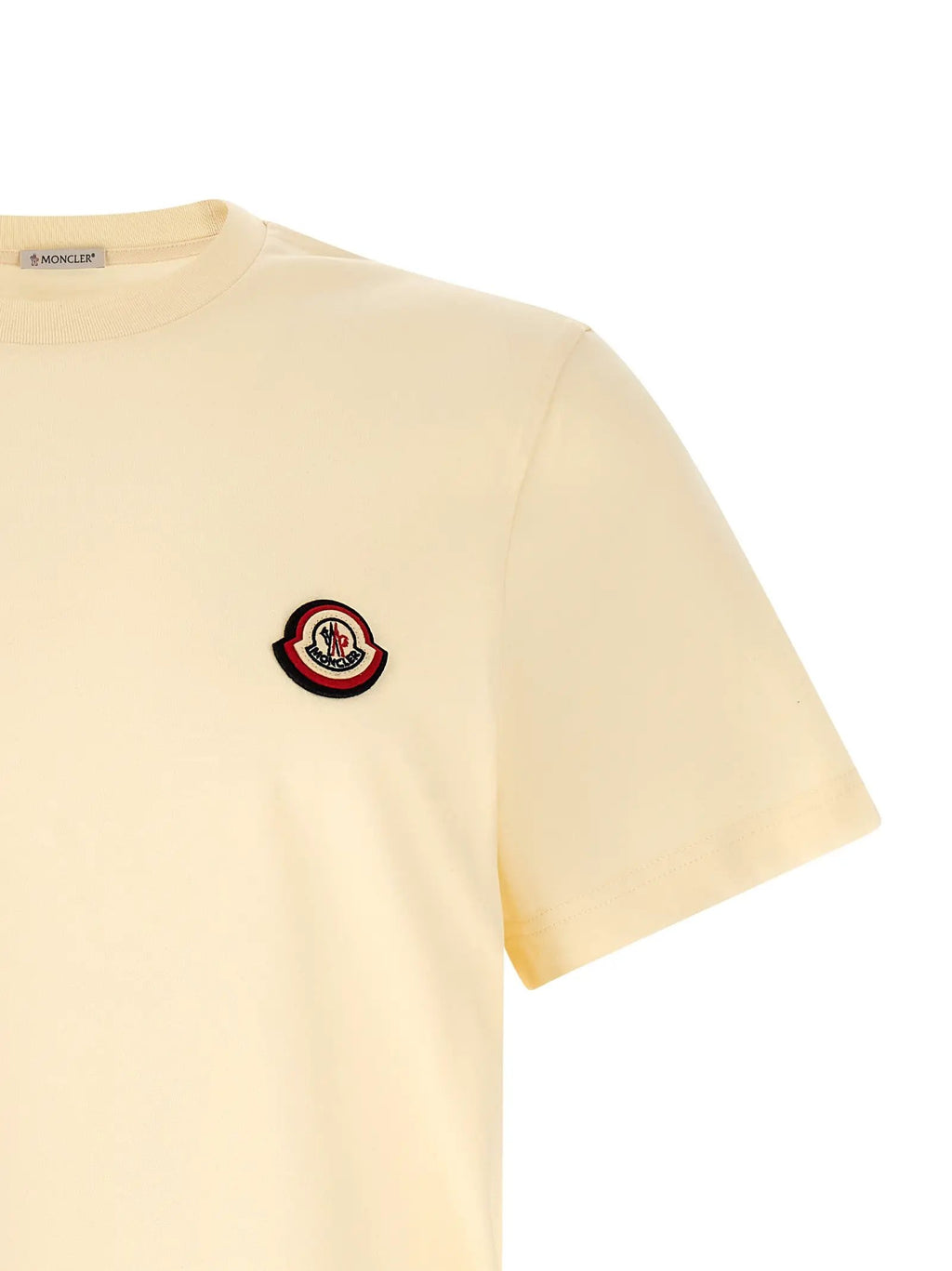 Moncler Moncler White Cotton T-Shirt