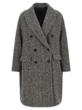 Brunello Cucinelli Brunello Cucinelli Gray Virgin Wool Coat