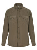 Brunello Cucinelli Brunello Cucinelli Bicolor Cotton Blouse