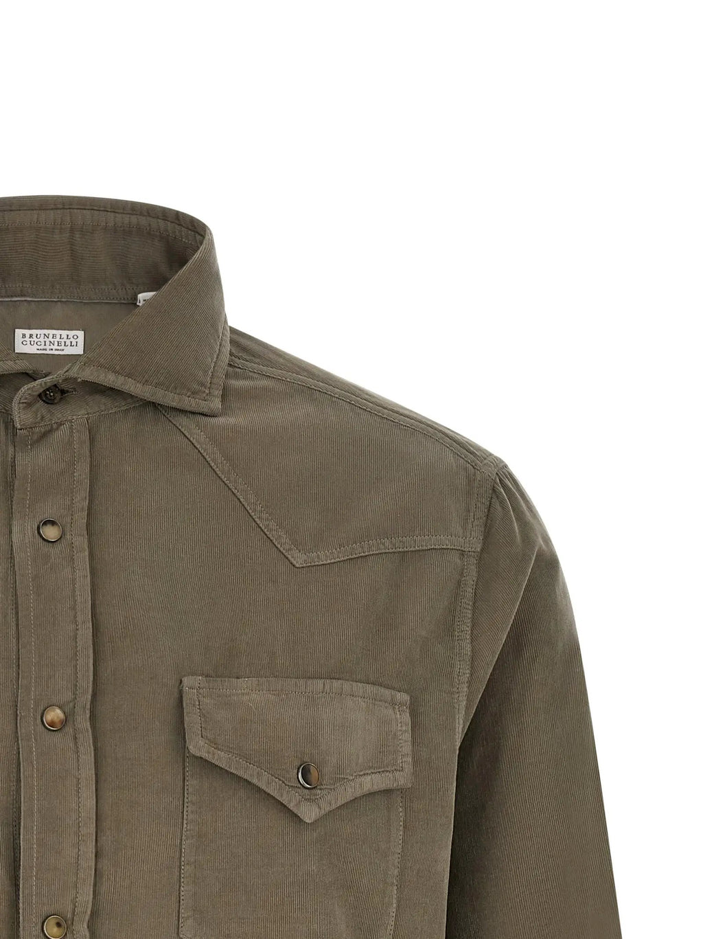 Brunello Cucinelli Brunello Cucinelli Bicolor Cotton Blouse
