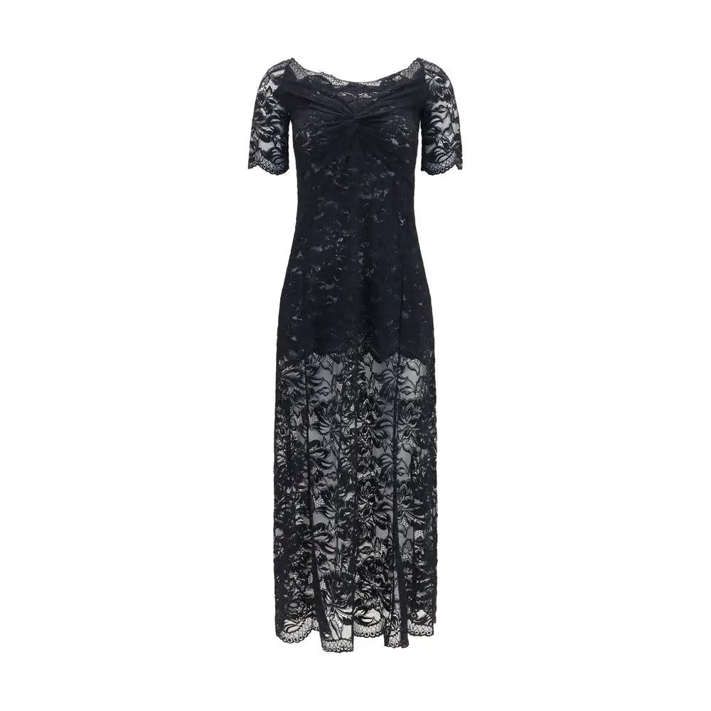 Rabanne Rabanne Black Polyamide Long Dress