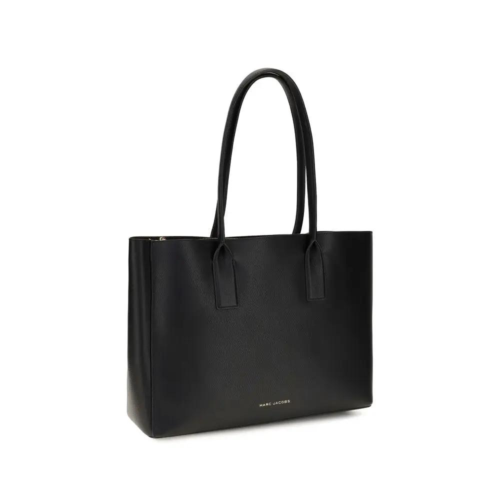 Marc Jacobs Marc Jacobs Black Calf Leather Bos Taurus Shoulder Bag