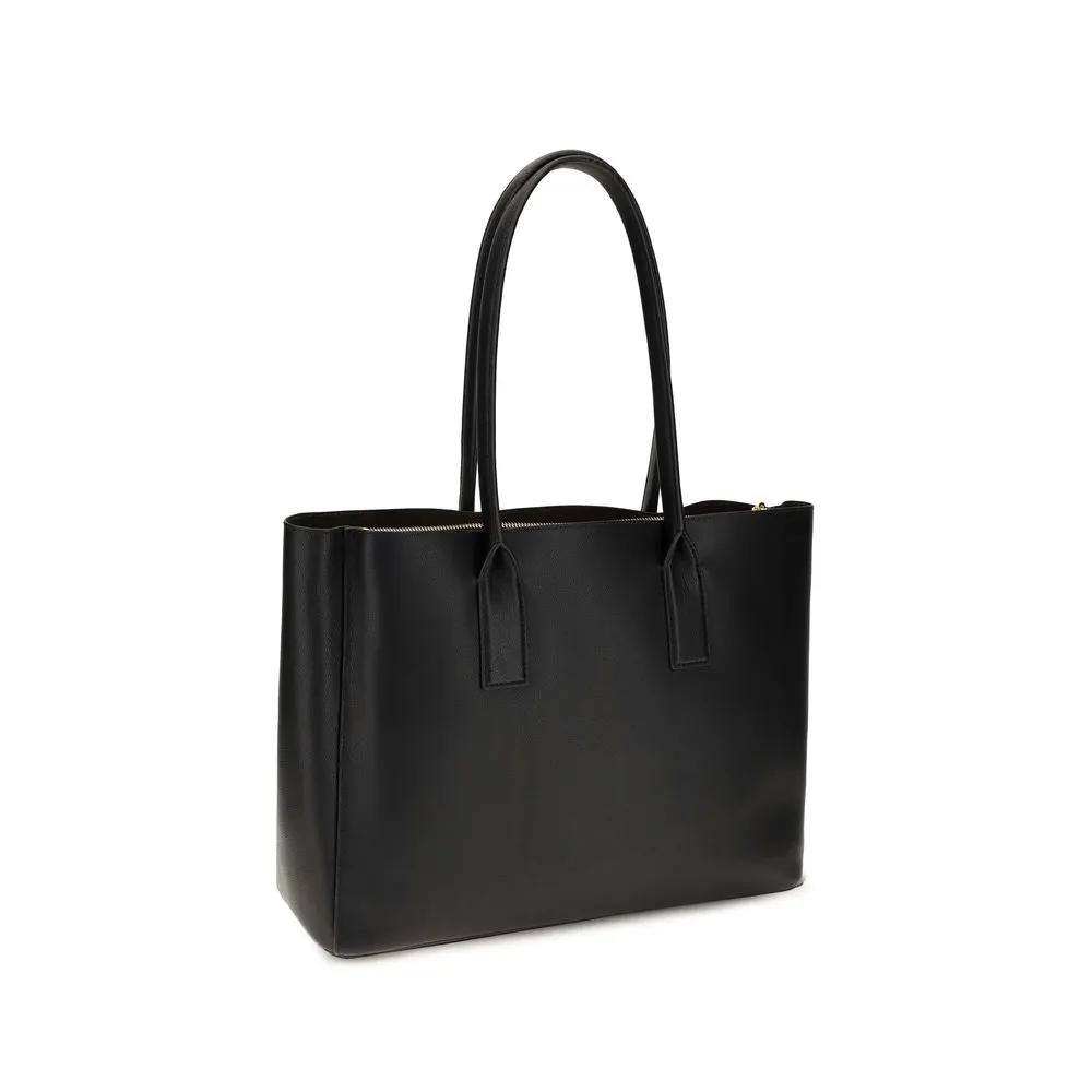 Marc Jacobs Marc Jacobs Black Calf Leather Bos Taurus Shoulder Bag