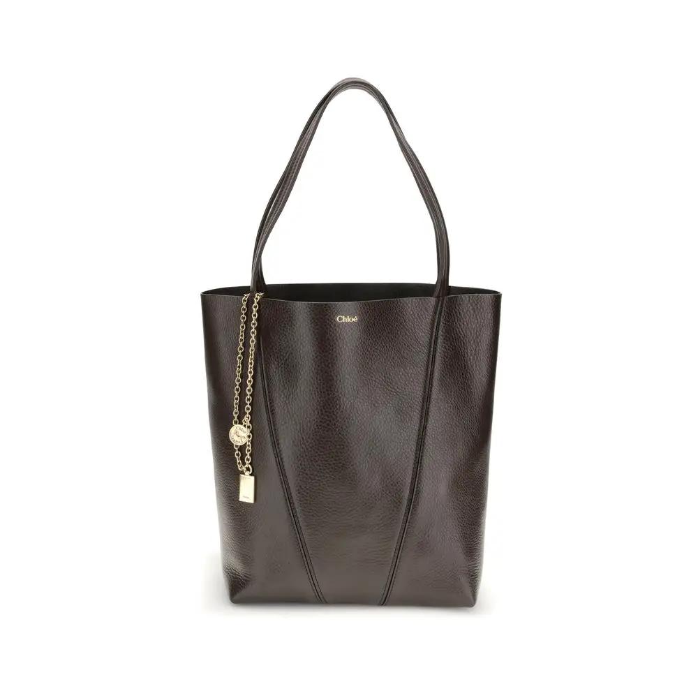 Chloé Chloé Brown Calf Leather Bos Taurus Shoulder Bag