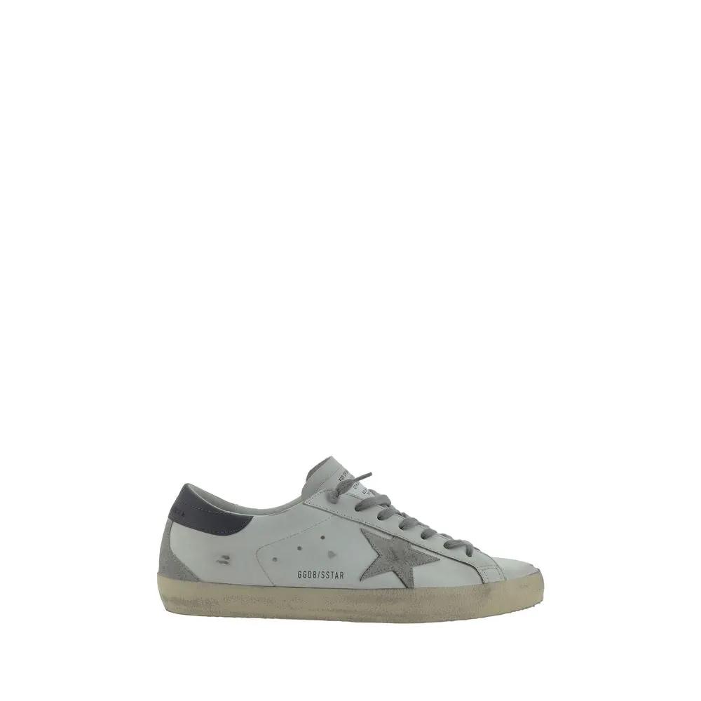 Golden Goose Golden Goose White Goatskin Low Top Sneakers