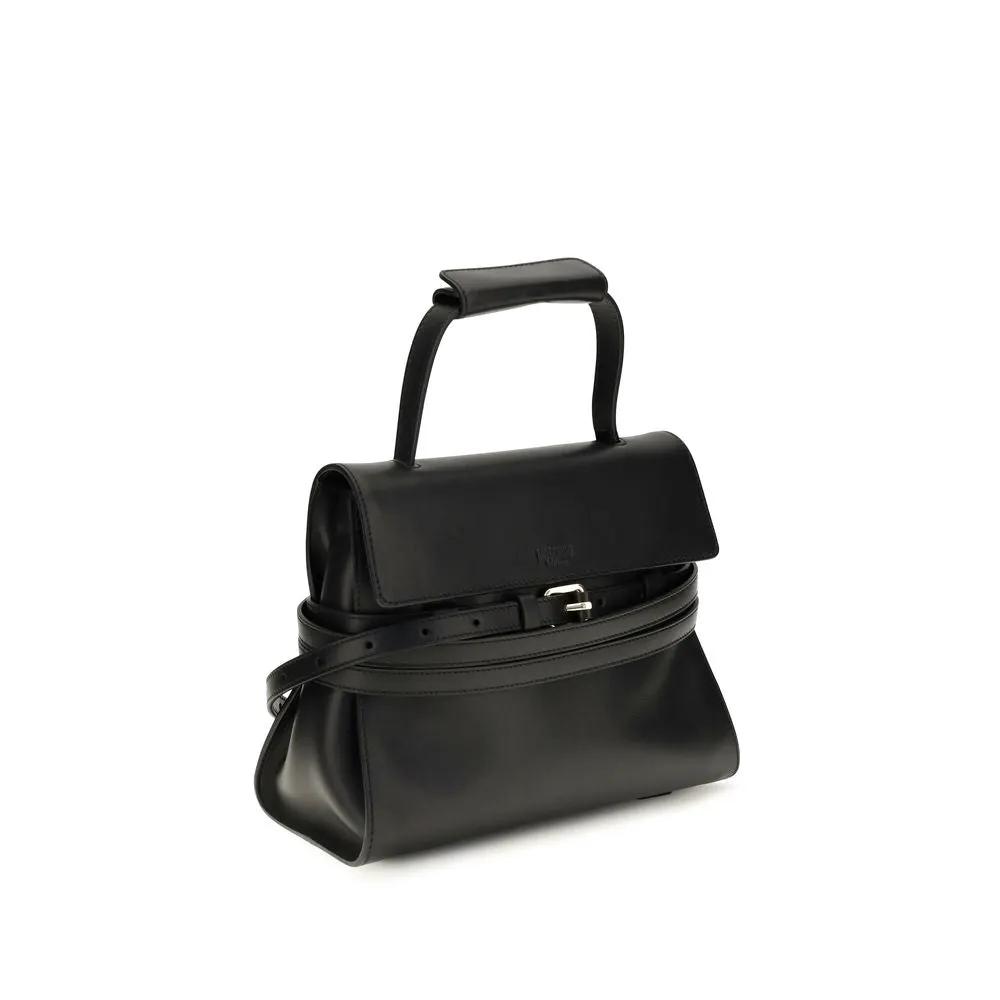 Moschino Moschino Black Calf Leather Bos Taurus Shoulder Bag