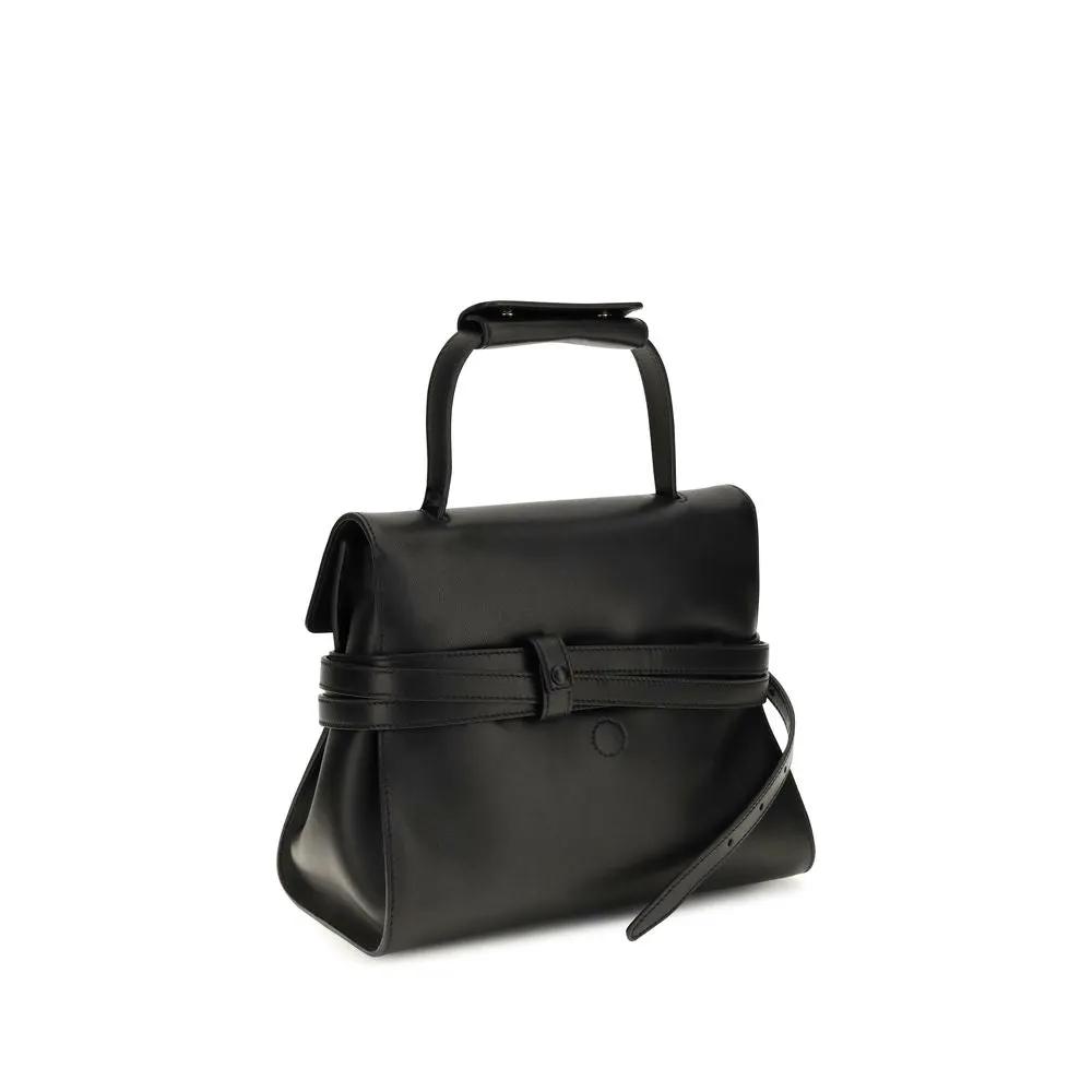 Moschino Moschino Black Calf Leather Bos Taurus Shoulder Bag