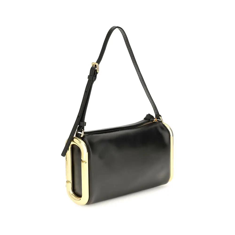 Sac à bandoulière Marc Jacobs en cuir de veau noir Bos Taurus