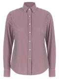 XACUS Bordeaux Polyamide Blouse