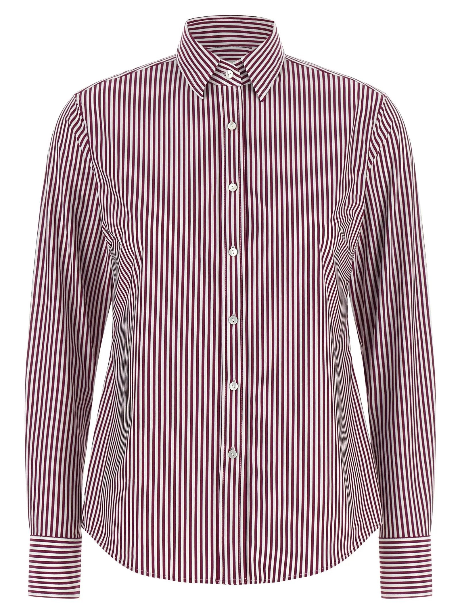 XACUS Bordeaux Polyamide Blouse