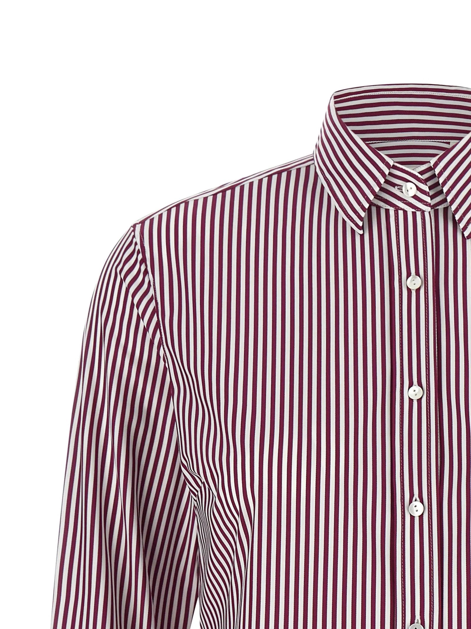 XACUS Bordeaux Polyamide Blouse