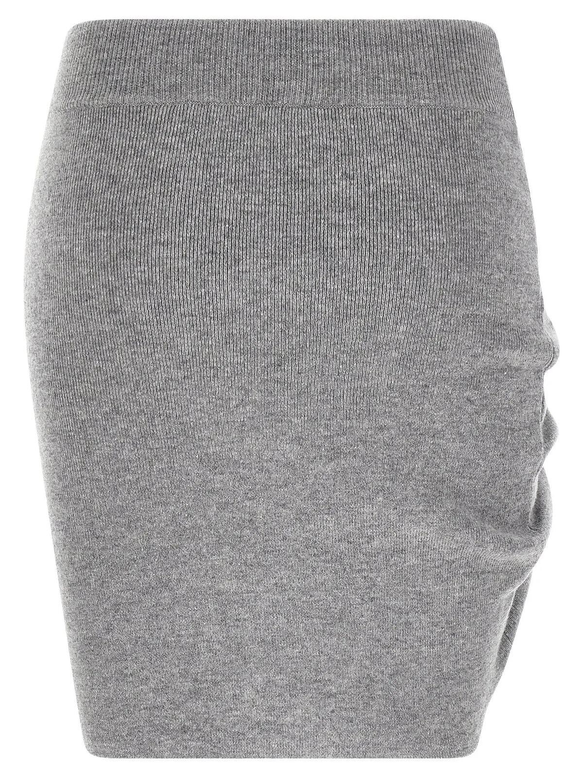 Giuseppe Di Morabito Giuseppe Di Morabito Gray Virgin Wool Long Skirt
