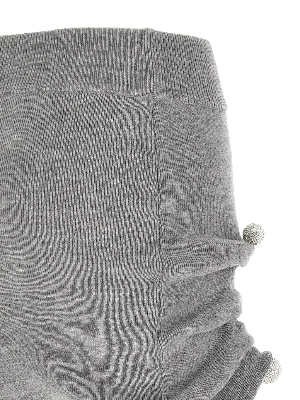 Giuseppe Di Morabito Giuseppe Di Morabito Gray Virgin Wool Long Skirt