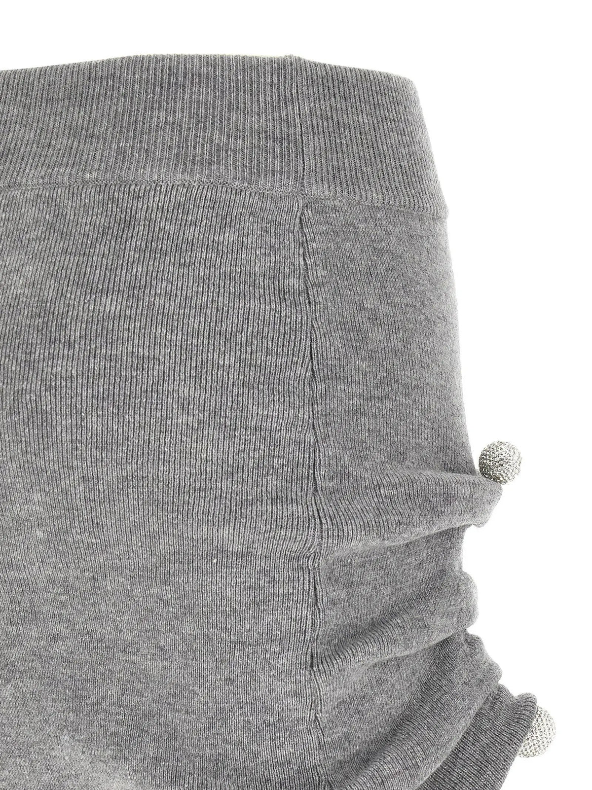 Giuseppe Di Morabito Giuseppe Di Morabito Gray Virgin Wool Long Skirt