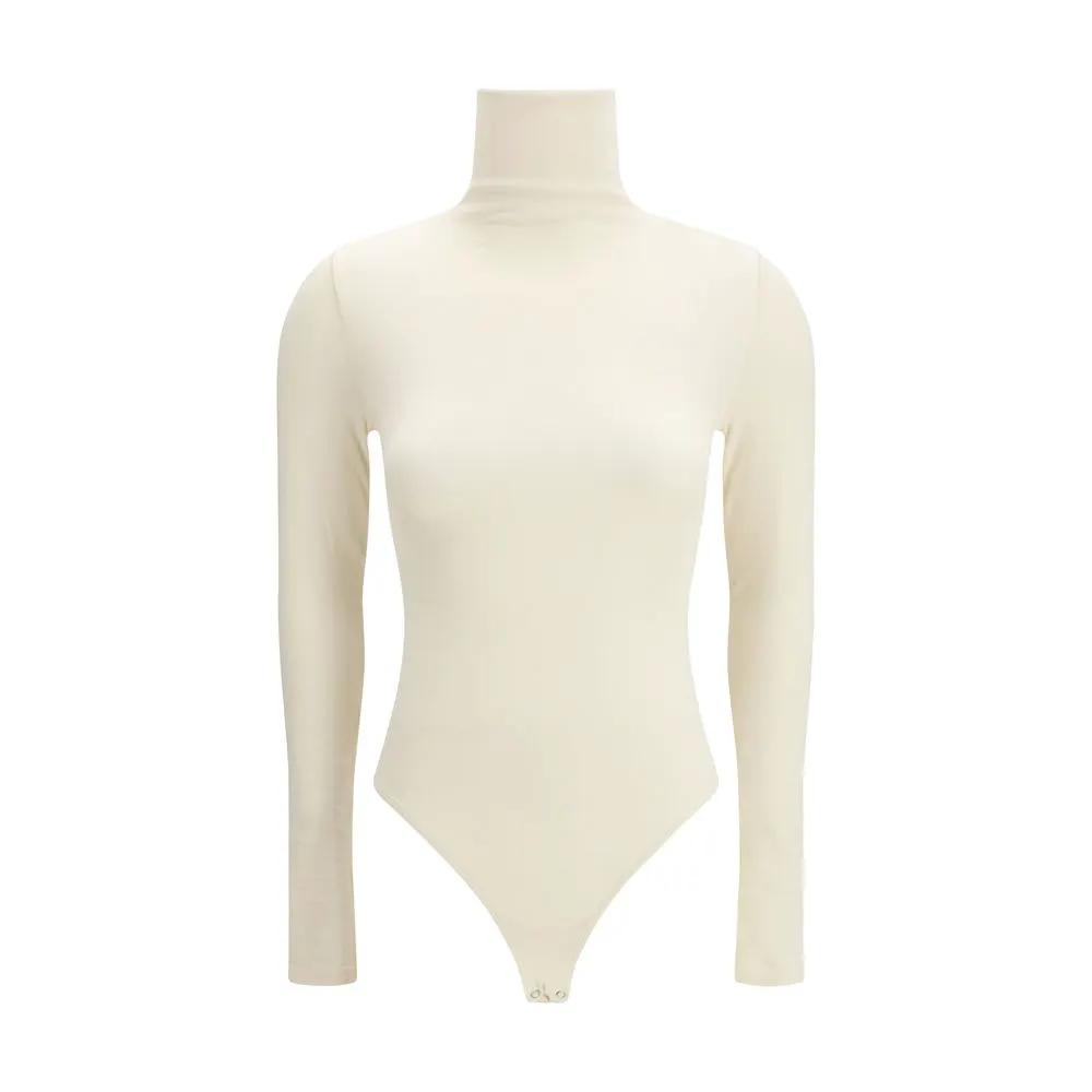Wolford Beige Cotton Bodysuit