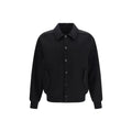 Ferragamo Black Wool Oves Aries Biker Jacket
