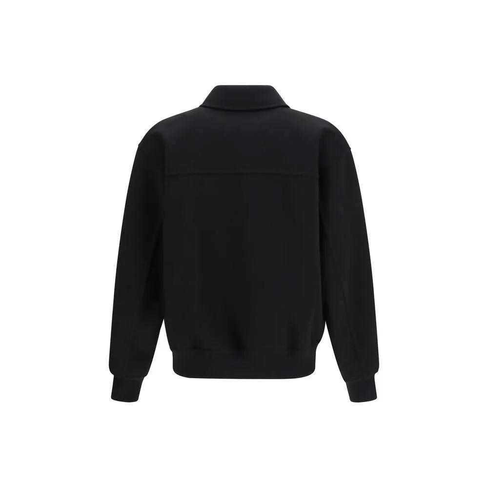 Ferragamo Ferragamo Black Wool Oves Aries Biker Jacket