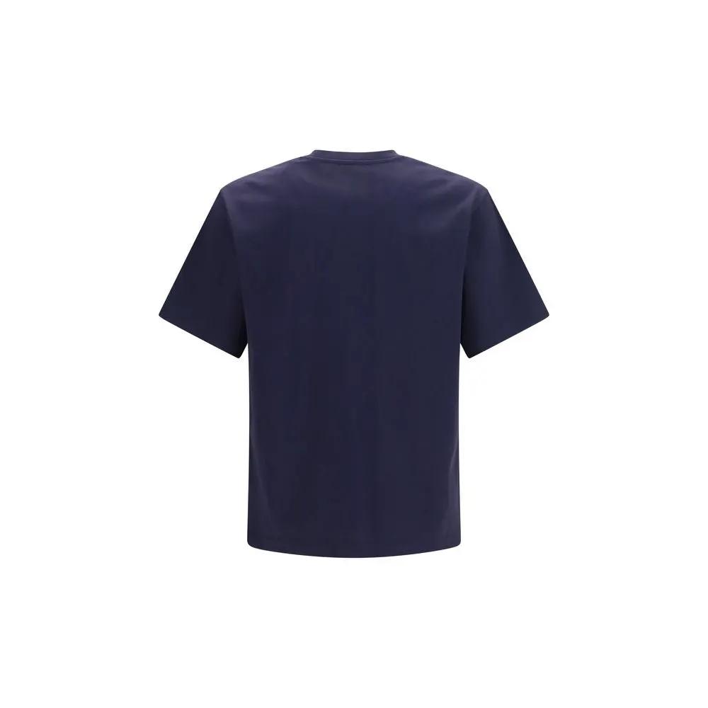 Ferragamo Ferragamo Blue Cotton T-Shirt