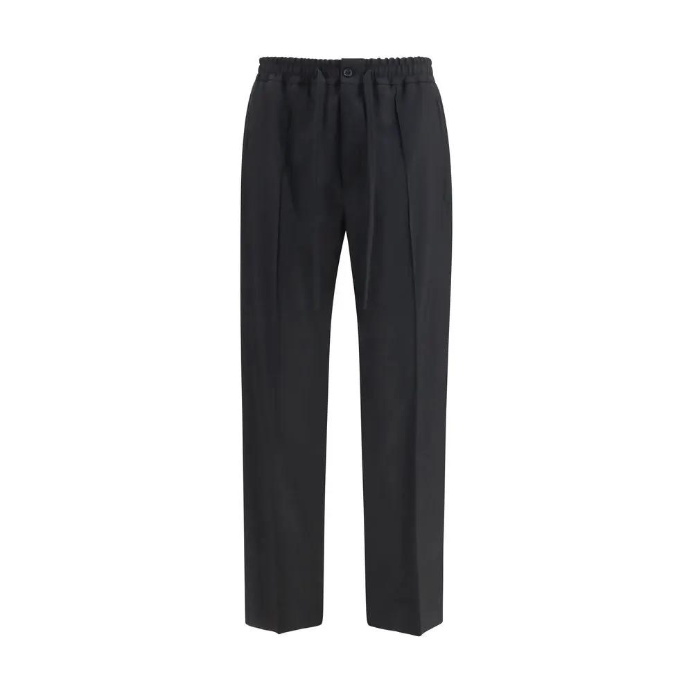 Valentino Garavani Valentino Garavani Black Cotton Chino Pants