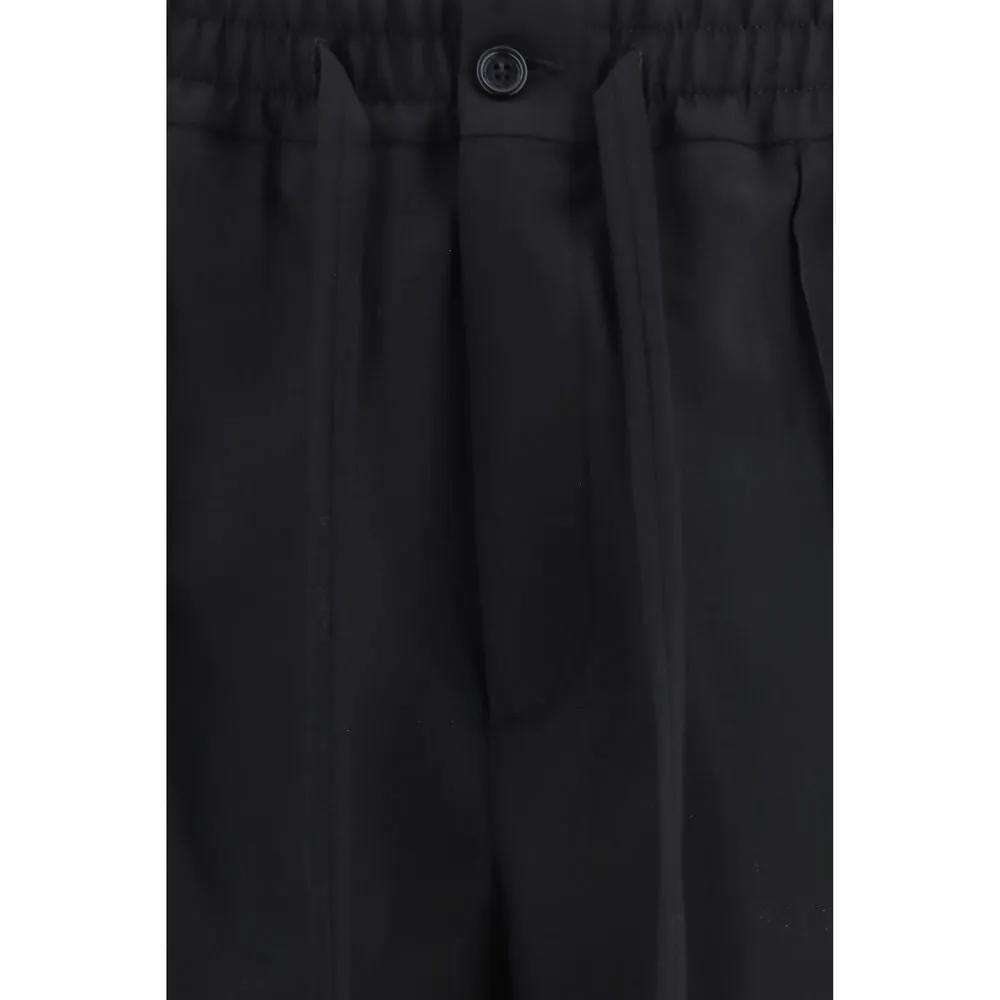 Valentino Garavani Valentino Garavani Black Cotton Chino Pants