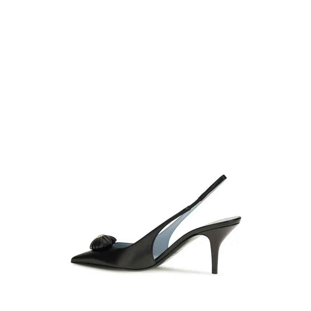 Valentino Garavani Valentino Garavani Black Calf Leather Bos Taurus High Heel Pumps