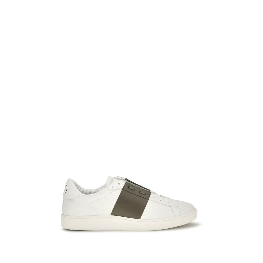 Baskets basses Valentino Garavani en cuir de veau blanc Bos Taurus