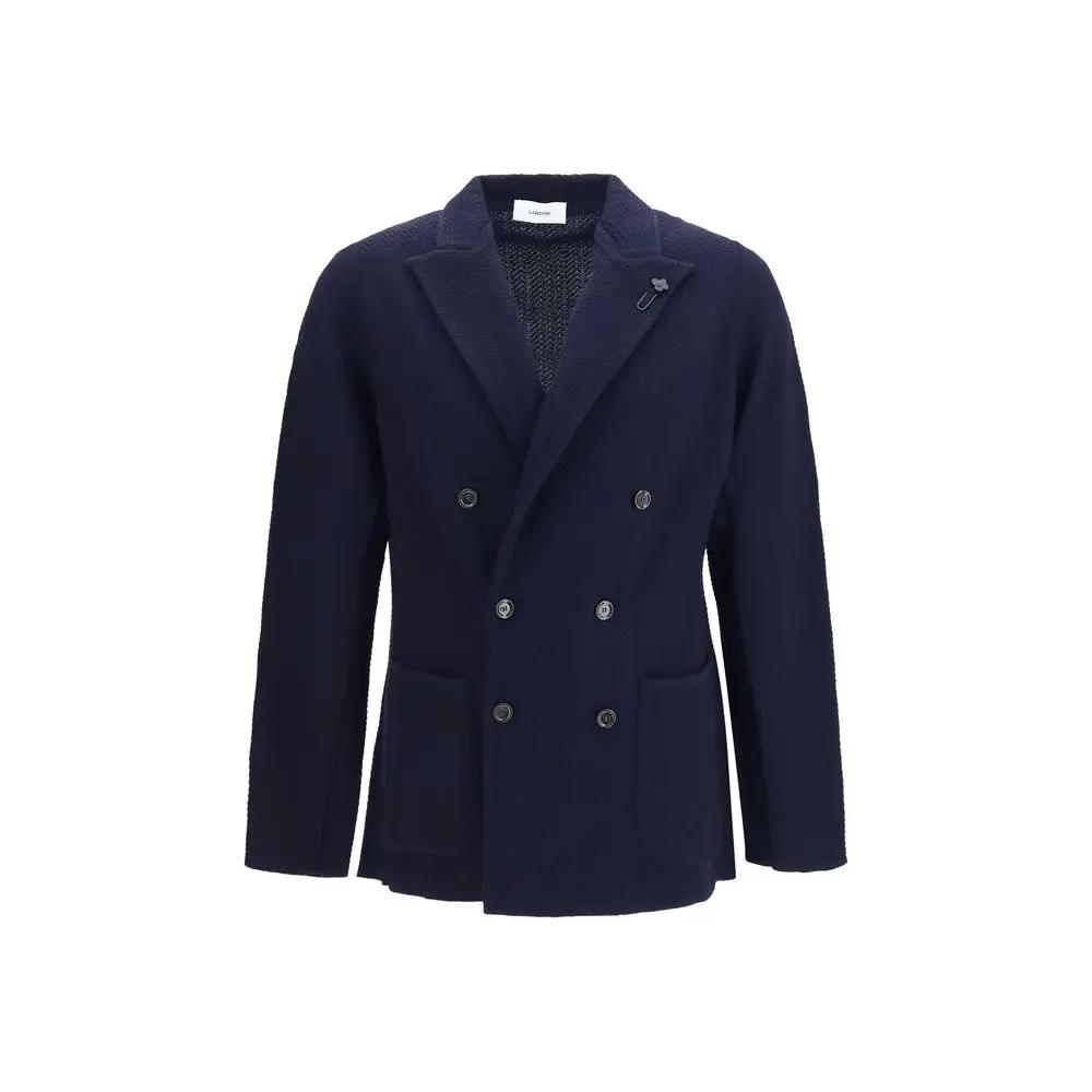 Lardini Lardini Blue Wool Oves Aries Blazer