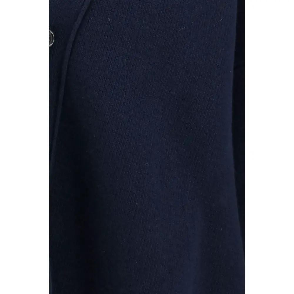 Laneus Laneus Blue Wool Oves Aries Cardigan