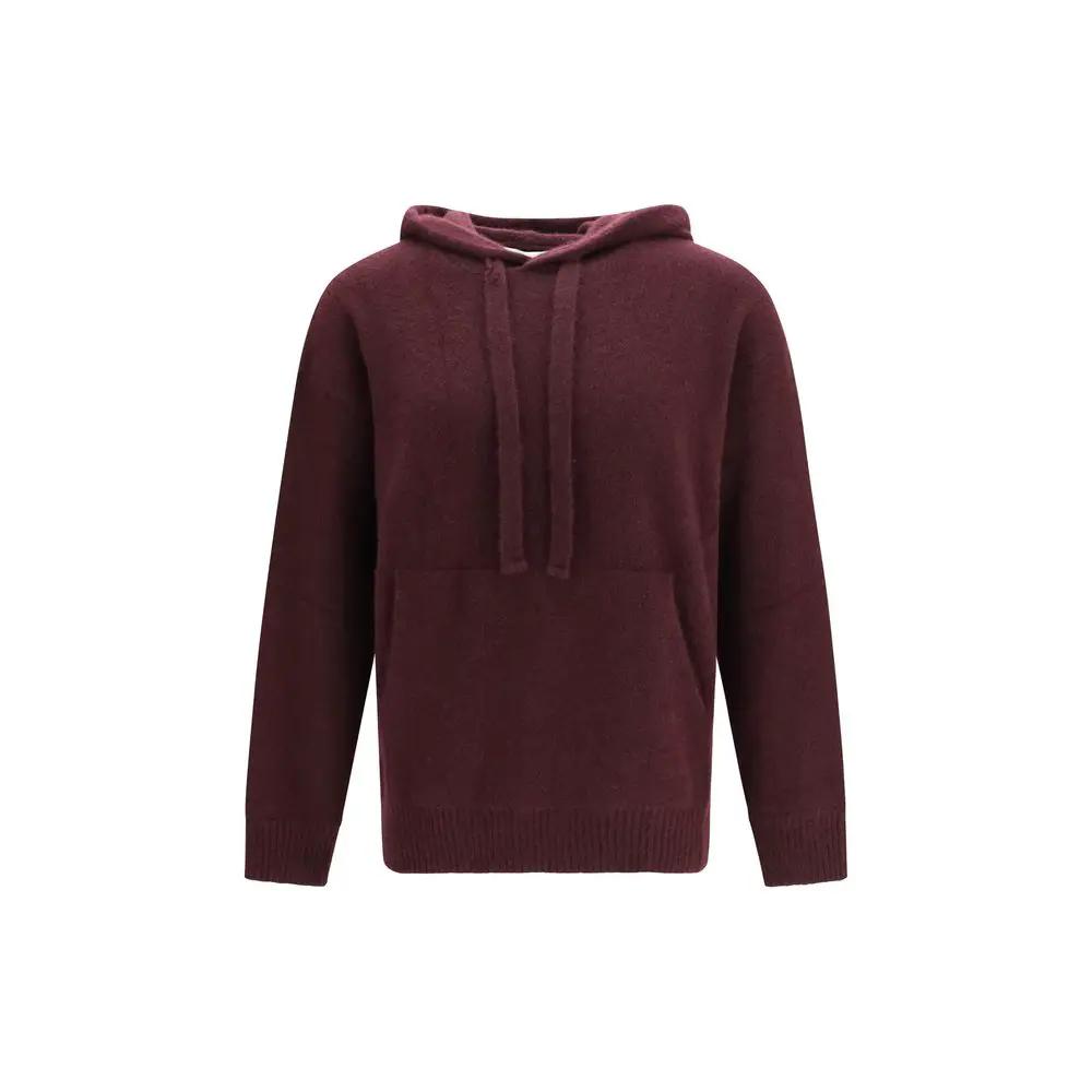 Laneus Bordeaux Cashmere Hoodie