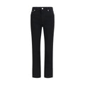 Dolce & Gabbana Black Cotton Straight-Leg Jeans
