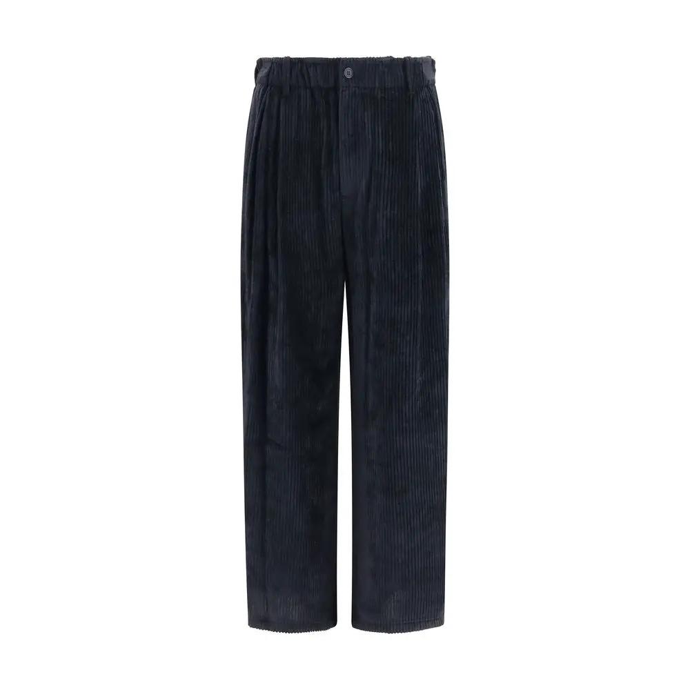 Giorgio Armani Giorgio Armani Black Viscose Casual Pants