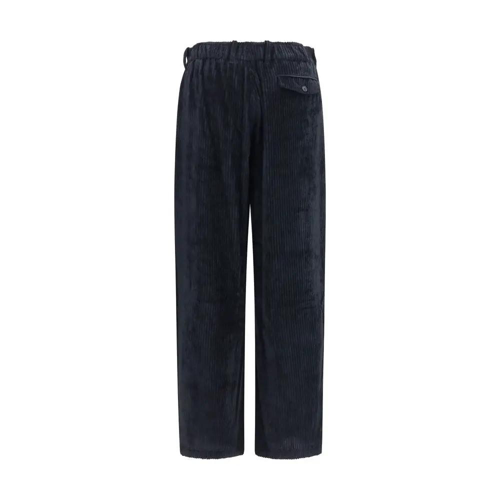 Giorgio Armani Giorgio Armani Black Viscose Casual Pants