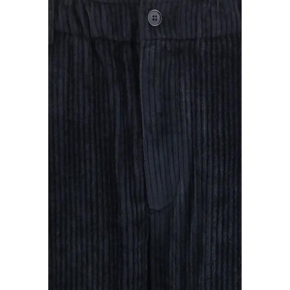 Giorgio Armani Giorgio Armani Black Viscose Casual Pants
